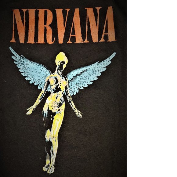 Nirvana In Utero grunge punk rock Official T-Shirt XL NWT - Picture 3 of 4